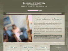 Tablet Screenshot of landaas.com